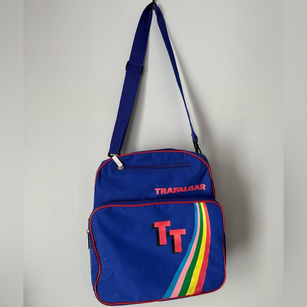 SOLD. Vintage Trafalgar rainbow bag